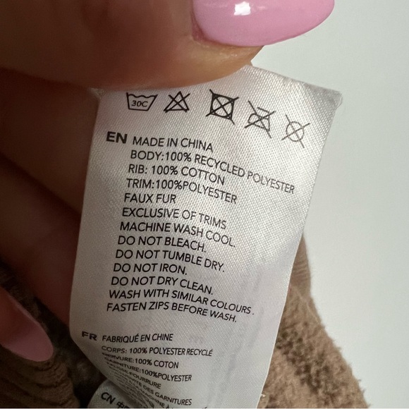 Varley Roselle Half Zip Teddy Fleece Pullover Sweatshirt Tan Size Medium - Picture 12 of 13